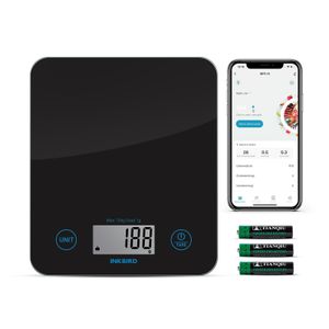Inkbird Bluetooth Digital Kitchen Scale Smart Food Scale for Fitness Cooking
