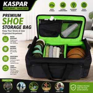 Sac de sport et de fitness de grande capacité pour les voyages, avec compartiment à chaussures, bretelles réglables et compartiments de rangement multifonctionnels.