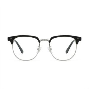 Lunettes Photogray Anti-Reflet – Monture Ronde Demi-Cerclée Chic Moderne