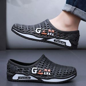 Sandales d'été pour homme, style mocassins de plage ajourés