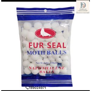 Boules Anti-Mites Naphthalène 150g – Élimine Insectes, Protège Vêtements & Placards – Longue Durée