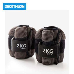 POIDS POUR CHEVILLES & POIGNETS 2X2 KG RÉGLABLES - GRIS