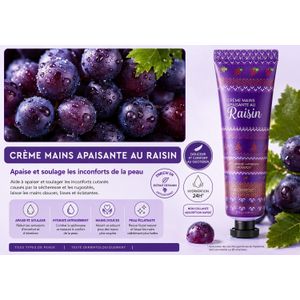 KORMESIC Crème mains au raisin – hydratation et confort quotidien - 1 pièce