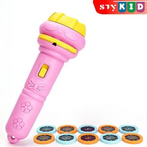 STY Enfants mignonne lampe de poche enfants Plug and Play Mini jouets de Projection pour l’âge 0-3 ans
