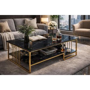 Table basse design haut de gamme – Mobilier contemporain pour salon élégant et raffiné