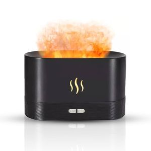 Diffuseur d'huile essentielle et Humidificateur - Effet Flamme - 180ml