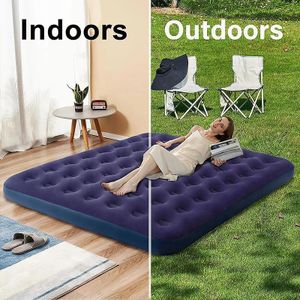 VIC VIC Black Portable Air Mattress - 9" Thick, Chemical-Free, Ideal for Camping & Home Use