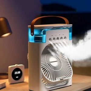 Mini ventilateur de climatisation portable 3-en-1.  