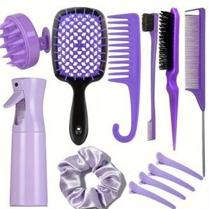 Ensemble De Peignes De Coiffure 12 Pièces/ensemble