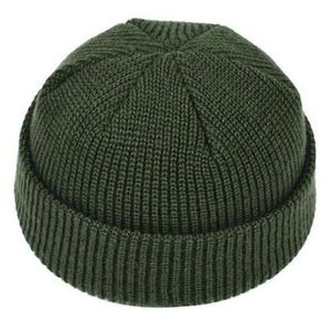 Bonnet docker marin Lafa bonnet vert foncé - Vert militaire c2