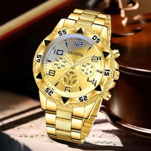 Montre de luxe pour hommes 1PCS, tendance affaires, montre à quartz, adaptée à l'accord vestimentaire quotidien, cadeau parfait pour amis ou père