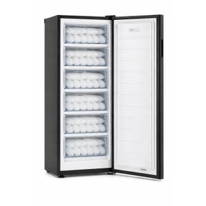 SMART TECHNOLOGY Congélateur Vertical - STCD348 190 L – 6 Tiroirs – Gris – Serrure à Clé