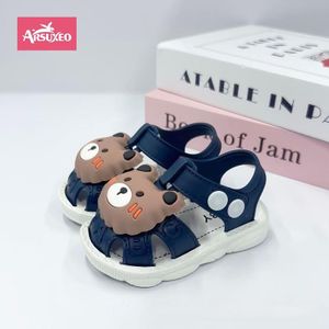 Arsuxeo Bébé enfants sandales mignon dessin animé garçons nourrissons chaussures de marche