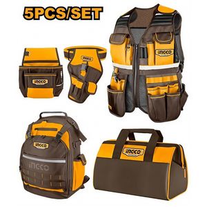 Ingco Set Porte-Outils Professionnel 5 en 1 