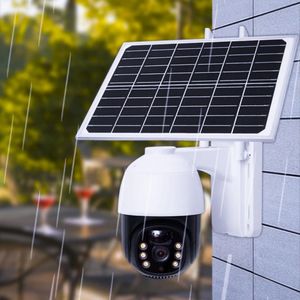 Caméra de Surveillance Solaire Extérieure WiFi - Full HD - Vision Nocturne Couleur - App V380 Pro