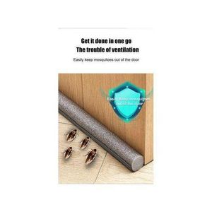 Bas de porte isolant contre insectes rongeurs protège des courants d'air