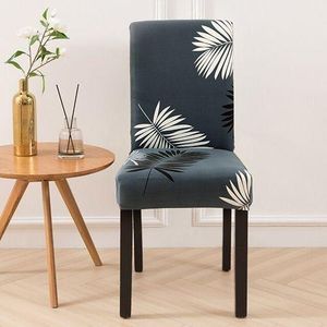 1PC Housse De Chaise Anti-poussière à Haute élasticité，housses De Chaise De Salle à Manger