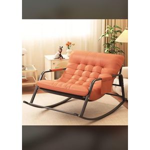 Fauteuil à Bascule moderne avec housse bien rembourées