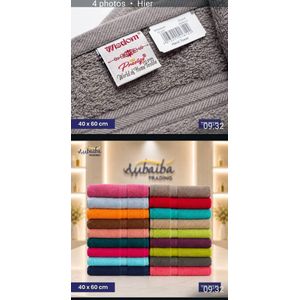 Lot de 3 Serviettes de Visage / Essuie-Mains Douce et Absorbante Wisdom by Prestige - 40 x 60 cm - Cotons Qualité Supérieure