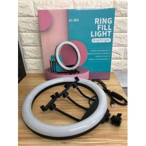 Label Anneau lumineux LED (Ring light)  avec trépied ajustable &support téléphone