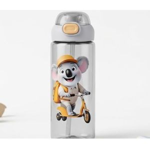 Cac Gourde Ecolier Enfant Anti-Fuite - Collection Animaux Rigolos - CA821181