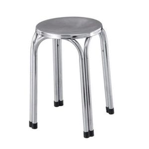 Chaise Tabouret en inox - léger et compacte