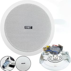 Maison & Dco Haut-parleur de plafond étanche - CS-5500BM 6W - Encastrable 5,5’’ Blanc