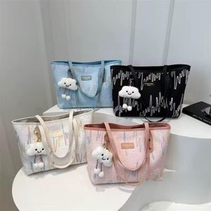 sacs à main avec poupée pluie arc couleur sacs pour les trajets quotidiens