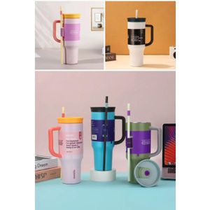 Tasse en inox avec pipette 1300ml 