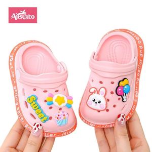 Arsuxeo Enfants pantoufles filles plage sandale enfants léger mignon dessin animé bébé pantoufles