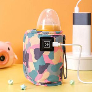 Chauffe-eau pour lait USB Sac isolant pour poussette de voyage Chauffe-biberon pour bébé Fournitures sûres pour enfants pour l'extérieur en hiver