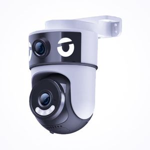 Caméra WiFi Extérieure 2-en-1 LOOSAFE : Double Lentille, Détection Humaine IA et Audio Bidirectionnel