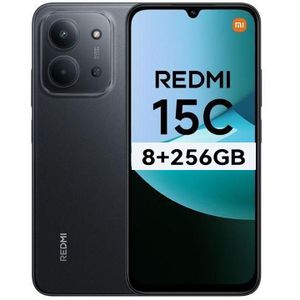 Xiaomi  REDMI 15C - 6.9" - 256GO ROM - 8 GO RAM - 2 SIM - 4G - 13MP/50MP - 6000 MAH-BLACK