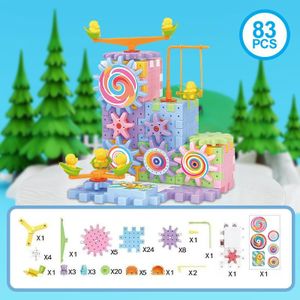 STY Bloc de construction d’équipement électrique pour enfants Toy Kids ensemble de blocs de 83 pièces (4-6 ans, batterie non incluse)