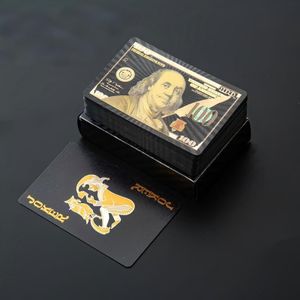 STY Cartes à jouer créatives cartes à jouer noires Poker cartes de jeu de famille