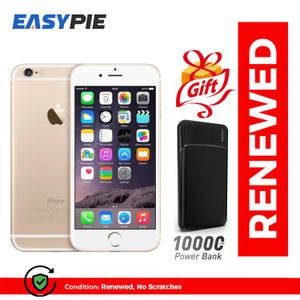 Renewed Iphone 6s Plus 64GB Gold 5.5" 2+64G 12MP 2750mAh With Free EasyPie 10000mAh 22.5W Power Bank