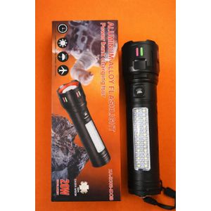 Lampe Torche LED Rechargeable 20W En Alliage D'aluminium - Modèle XA-B303-2COB - Haute Puissance 2000 Lumens Avec Fonction Power Bank