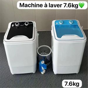 Mini machine à laver semi-automatique portable