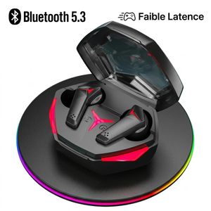 Casque Bluetooth Gaming TWS Sans Fil - Bluetooth 5.3 - Son Stéréo HD - Micro Intégré - Faible Latence - Boîtier de Recharge