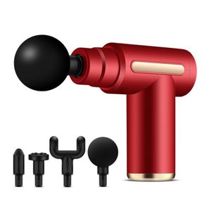 Pistolet de massage fascial portatif pour la relaxation musculaire avec 4 têtes
