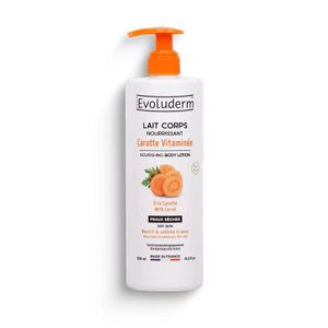 Evoluderm Lait corps nourissant carotte vitaminée - 500ML