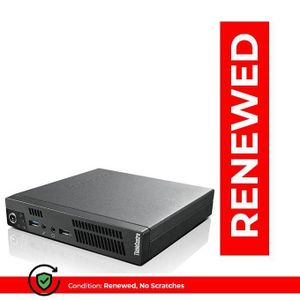 Lenovo MINI PC CORE I5 6ème. 8go Mémoire RAM. SSD M2 de 128 Go+baie SATA+cle wifi. Reconditionné