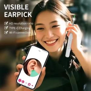 Oem Nettoyeur d’Oreille Intelligent avec Caméra HD – WiFi – Recharge USB Type-C