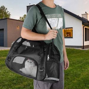 Sac à dos portable pour animaux de compagnie/sac pour chien/sac bandoulière pliable - Noir