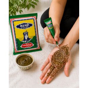 Mehndi Noorjahan (Poudre de henné naturel pour les cheveux et les mains)