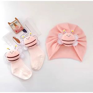 3 Pommes Ensemble chaussettes et bonnet pour enfants