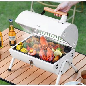 Barbecue "four" multifonction portable à charbon