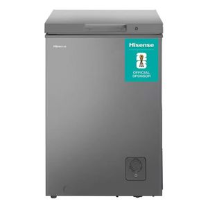Hisense Congélateur Coffre - FC12DD - 95 L A+ Multimode – Congélateur /Réfrigérateur / Refroidisseur – Gris Métallique