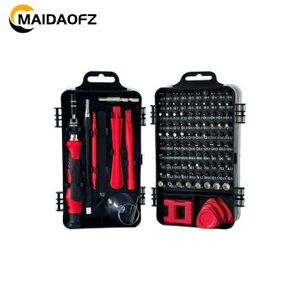 MAIDAOFZ Kit De Réparation De Tournevis De Précision 115 En 1 -Rouge