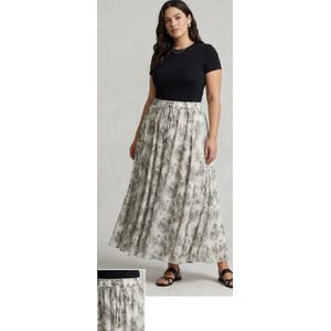 Jupe Longue Fluide et Évasée à Imprimé Floral – Style Bohème Chic
